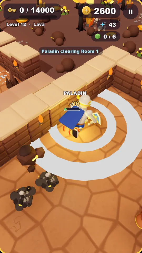 A level in the Lava World