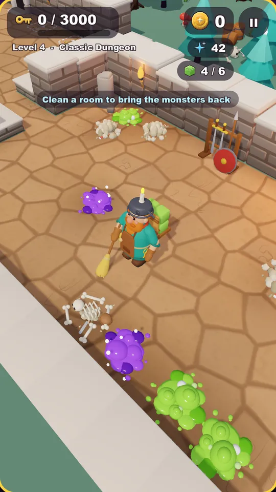 A level in the Classic Dungeon